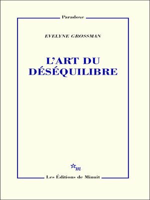 cover image of L'Art du déséquilibre